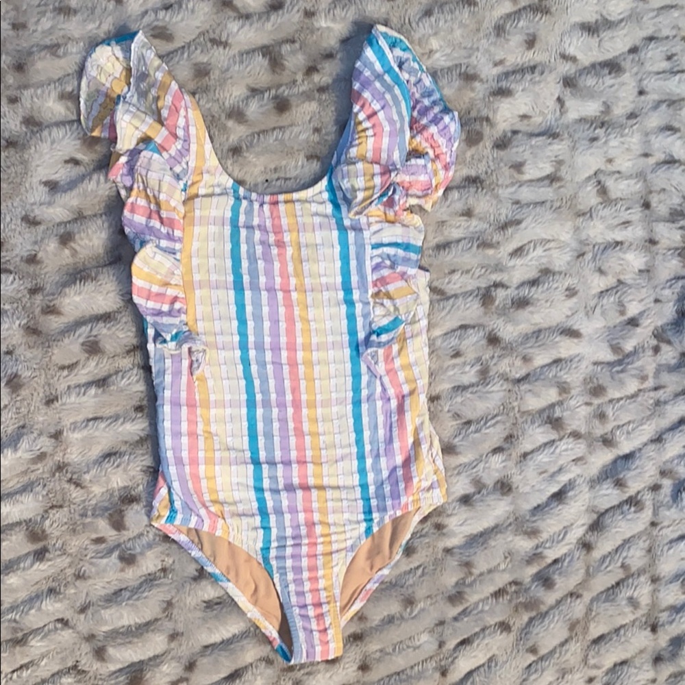 Crewcuts Rainbow Pastel One Piece Swimsuit